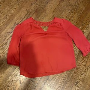 Burnt orange, blouse